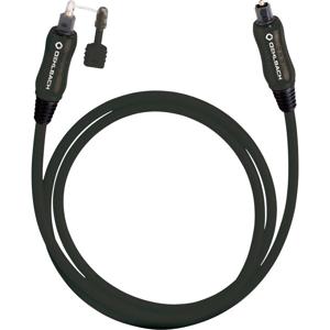 Toslink Digitale audio Aansluitkabel [1x Toslink-stekker (ODT) - 1x Toslink-stekker (ODT)] 2.00 m Zwart Oehlbach OPTO Star Black