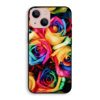 Neon bloemen: iPhone 13 mini Biologisch afbreekbaar hoesje
