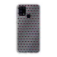 Hartjes: Samsung Galaxy M31 Transparant Hoesje