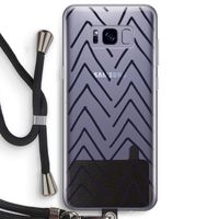 Marrakech Arrows: Samsung Galaxy S8 Plus Transparant Hoesje met koord