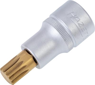 HAZET Dopsleutelbit 990-12 · 1/2 inch (12,5 mm) vierkant hol · Binnenveeltandprofiel XZN · SW M12