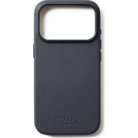 Mujjo Full Leather Case MagSafe Hoes voor iPhone 17 Pro Grijs