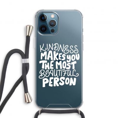 The prettiest: iPhone 12 Pro Transparant Hoesje met koord