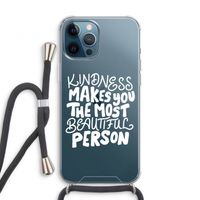 The prettiest: iPhone 12 Pro Transparant Hoesje met koord