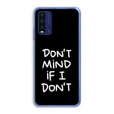 Don't Mind: Xiaomi Redmi 9T Transparant Hoesje