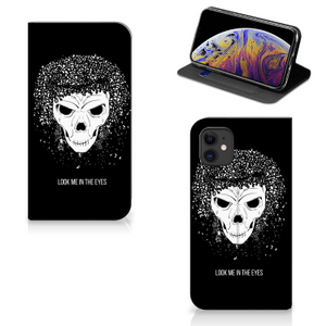 Mobiel BookCase Apple iPhone 11 Skull Hair