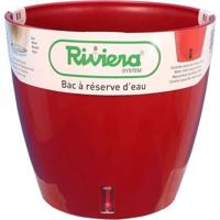 RIVIERA Tank met waterreserve - Rond - Ø 36 x H 33 cm - Rood