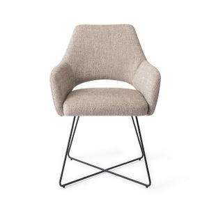 Jesper Home Yanai eetkamerstoel cross black Biscuit Beach