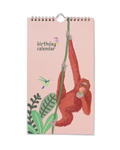 HEMA Verjaardagskalender Dieren 28x16