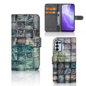 Wallet Case met Pasjes OPPO Find X3 Lite Spijkerbroeken