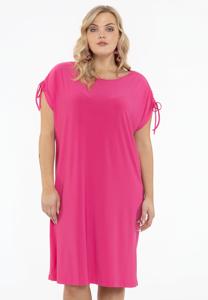 Yoek Jurk met strikjes | Roze | Maat 42/44