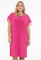 Yoek Jurk met strikjes | Roze | Maat 42/44