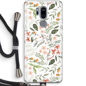 Sweet little flowers: LG G7 Thinq Transparant Hoesje met koord