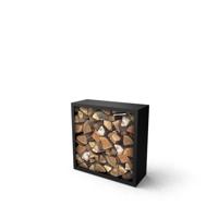 Geroba Geroba houtopslag Beltza S2 1000x385x1000mm - zwart Geroba Geroba houtopslag Beltza S2 1000x385x1000mm - zwart