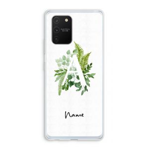 Green Brush: Samsung Galaxy S10 Lite Transparant Hoesje