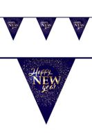 Vlaggenlijn Happy New Year hotstamp 6m