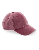 Beechfield CB655 Low Profile Vintage Cap - Vintage Red - One Size