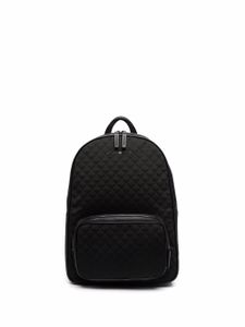 Emporio Armani sac à dos zippé à logo en jacquard - Noir