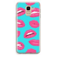 Bite my lip: Samsung Galaxy J6 (2018) Transparant Hoesje