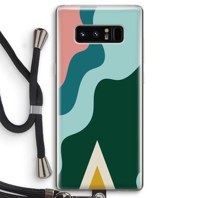 Noor B: Samsung Galaxy Note 8 Transparant Hoesje met koord