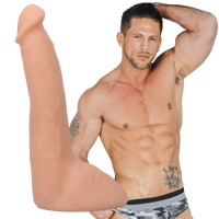 Doc Johnson Roman Todd - Realistic ULTRASKYN Dildo - 8 / 20 cm - Vanilla - thumbnail