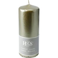 H&S stompkaars goudkleurig 7 x 18 cm | 12 stuks