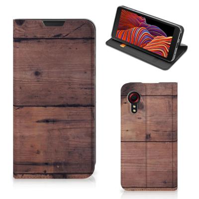 Samsung Galaxy Xcover 5 Book | Wallet Case | Old Wood