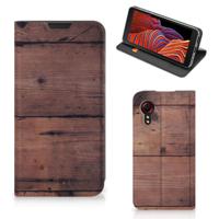Samsung Galaxy Xcover 5 Book | Wallet Case | Old Wood