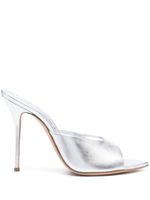 Casadei Julia Ilary Flash 110mm mules - Argent - thumbnail