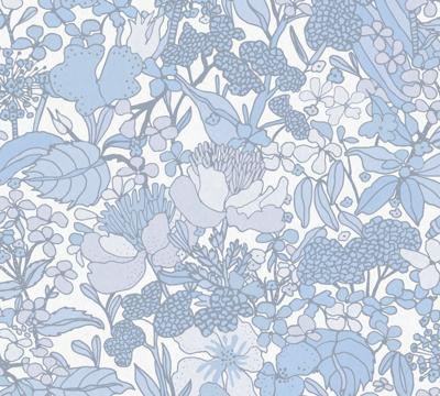 Architects Paper Floral Impression - Grijs - Bloemrijk - 377566