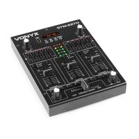 Skytec STM2270 4-kanaals mixer met effecten, BT, SD, USB & MP3