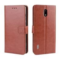 Retro Crazy Horse textuur horizontale Flip lederen case voor Motorola Moto One Pro met houder & kaartsleuven & fotolijstjes (bruin)