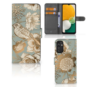 Hoesje voor Samsung Galaxy A14 4G Vintage Bird Flowers