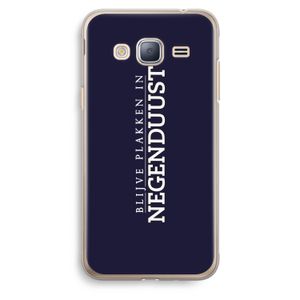 Blijve plakken in Negenduust: Samsung Galaxy J3 (2016) Transparant Hoesje