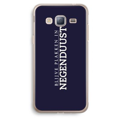 Blijve plakken in Negenduust: Samsung Galaxy J3 (2016) Transparant Hoesje
