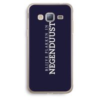 Blijve plakken in Negenduust: Samsung Galaxy J3 (2016) Transparant Hoesje