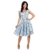 Sandra Car Swing Dress Blue-34 (NL)/ 8 (UK) | 50% korting