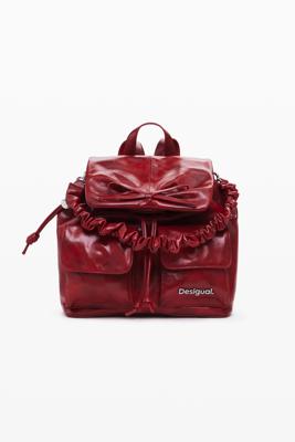 Kleine rugzak met strik - RED - U