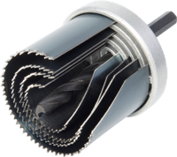 Wolfcraft standard-gatzaag set | ø25, 35, 43, 53mm | 1 set - 8917000