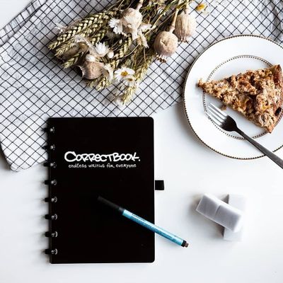 Correctbook Losse omslag - A5 Ink Black | met penlus