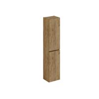 Thebalux Hoge kast 165x35x29 2x dichte deur 1x greeplijst Hout in kleur meubel links draaiend t.b.v. Type 1/3/5/9 7TY35027RY
