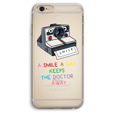 Smile: iPhone 6 Plus / 6S Plus Transparant Hoesje