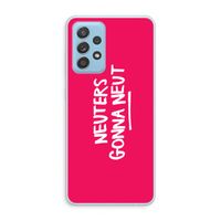 Neuters (roze): Samsung Galaxy A73 Transparant Hoesje