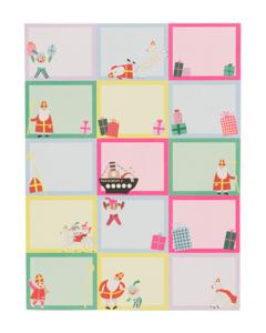 HEMA Naamstickers Sint - 30 Stuks