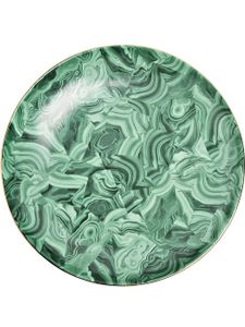 L'Objet plat rond Malachite - Vert