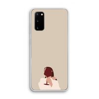 I drink wine: Samsung Galaxy S20 Transparant Hoesje