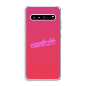 Vice Glow: Samsung Galaxy S10 5G Transparant Hoesje