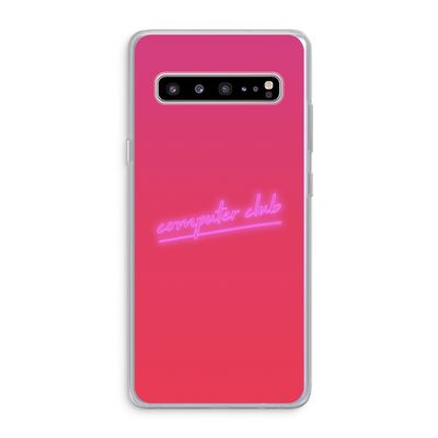 Vice Glow: Samsung Galaxy S10 5G Transparant Hoesje