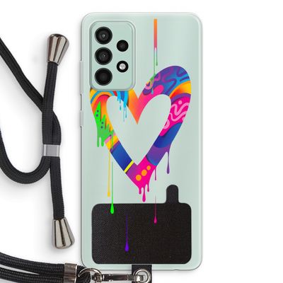 Melts My Heart: Samsung Galaxy A52s 5G Transparant Hoesje met koord