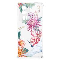 Xiaomi Poco F5 Pro Case Anti-shock Bird Flowers - thumbnail